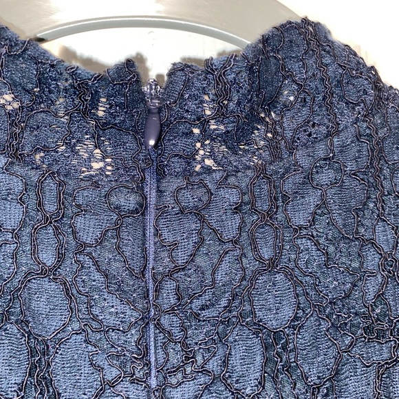 BETSEY JOHNSON SHEATH LACE NECKTIE DRESS SZ 8 - Picture 11 of 15